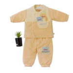 Baby Winter Fleece Suit Set (Top & Pant) - Cute Cartoon Design (0–15 Months)