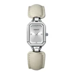 Women's Vintage Square Dial Watch with Premium Leather Strap – Luxury Quartz Timepiece - Image 6