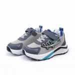 Kids Premium Sporty Velcro Sneakers – Breathable Mesh & Lace Design (China Imported) - Image 2