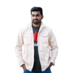 Men’s Premium Suede Finish Snap-Button Jacket (Steel Grey / Sand Beige / Jet Black / Olive Green)