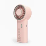 Pink rechargeable high speed mini fan for girls BD