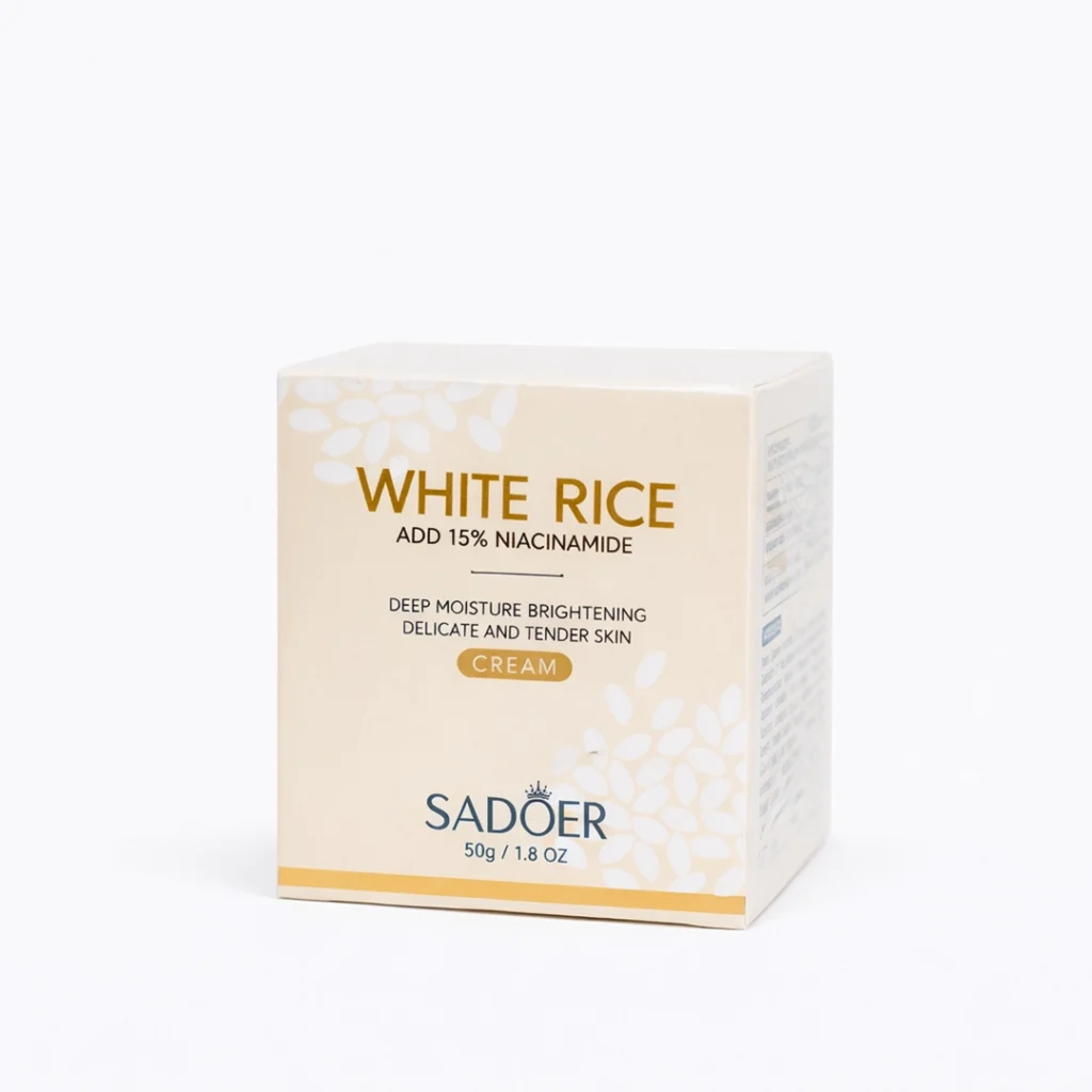 SADOER white rice brightening cream with 15% niacinamide 50g box BD