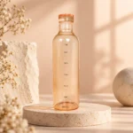Transparent Daily Water Bottle with Time Marker - Image 2