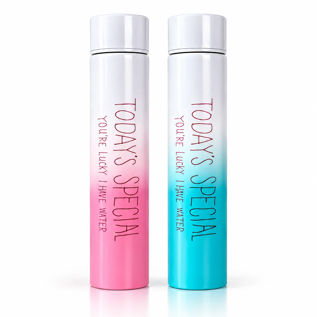pink-blue-bottle-set-1080x1080 Gradient Slim Water Bottle – Stylish Portable Design - Image 1