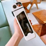 Cream ZANMUO 350ml Portable Water Bottle