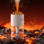 Volcano Humidifier with Colorful Flame Light – 280ml - Image 4