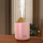 WT11 Volcano Humidifier with Colorful Flame Light
